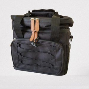 NEW! Sturdy Insulated Nylon/Poly Lunch Tote with Two Storage Sections